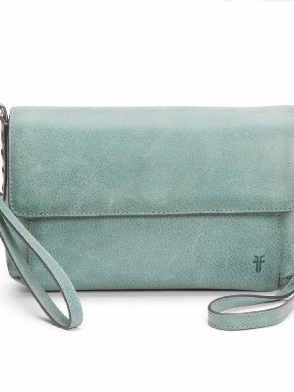 Frye‎ Reed Flap Crossbody Bag Sage Green NWT